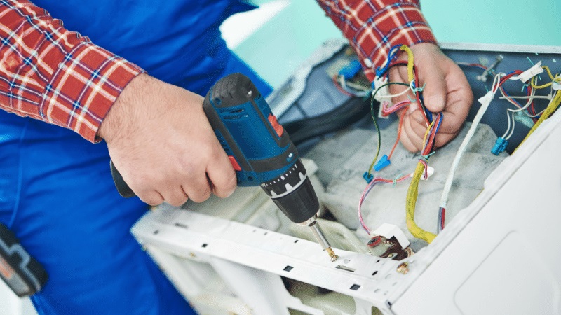Geyve Fondital Fondital çamaşır makinesi kart tamiri – Su almama arızası orijinal parça ile giderildi. - Teknik servis örneği